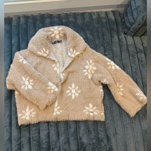 Women’s Volcom Cozy Tan Jacket with Flower Design